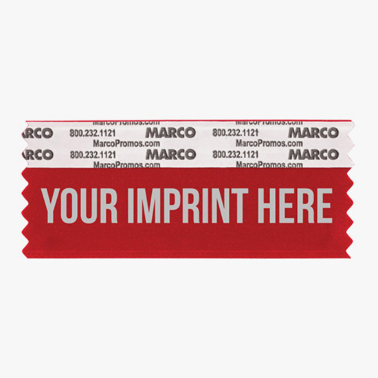3 1/2 x 1 5/8 Horizontal Ribbon - Custom Title