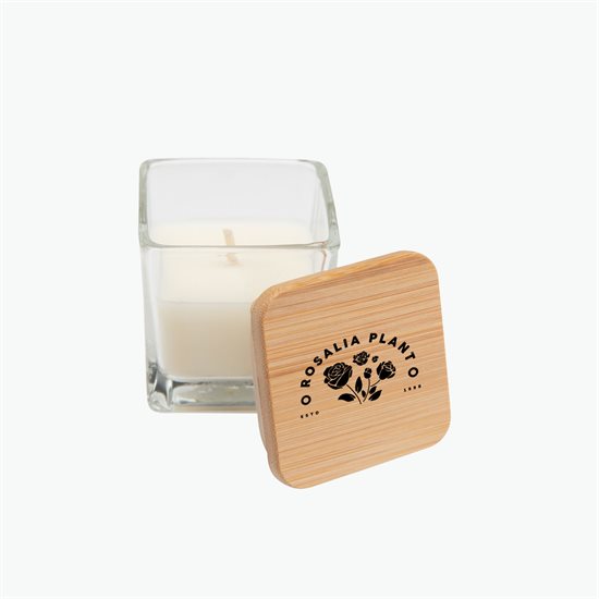 Mini Candle with Bamboo Lid