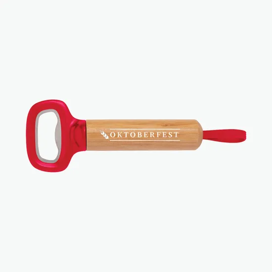 Color Pop Bamboo Bottle Opener