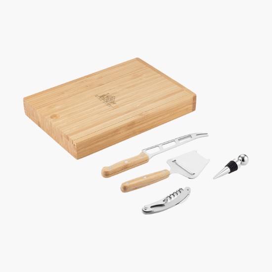 4-Piece Wine & Cheese Set