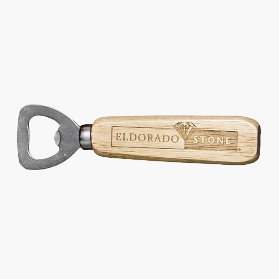 Robust Wood Handle Bottle Opener - Engraved
