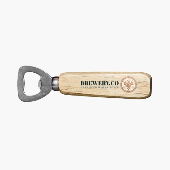 Robust Wood Handle Bottle Opener