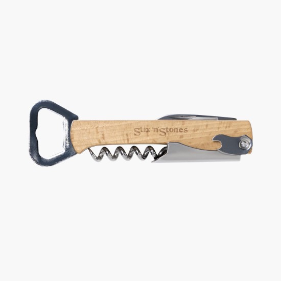 4-in-1 Wine & Bottle Opener - Engraved