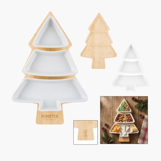 Festive Tree Serving Tray