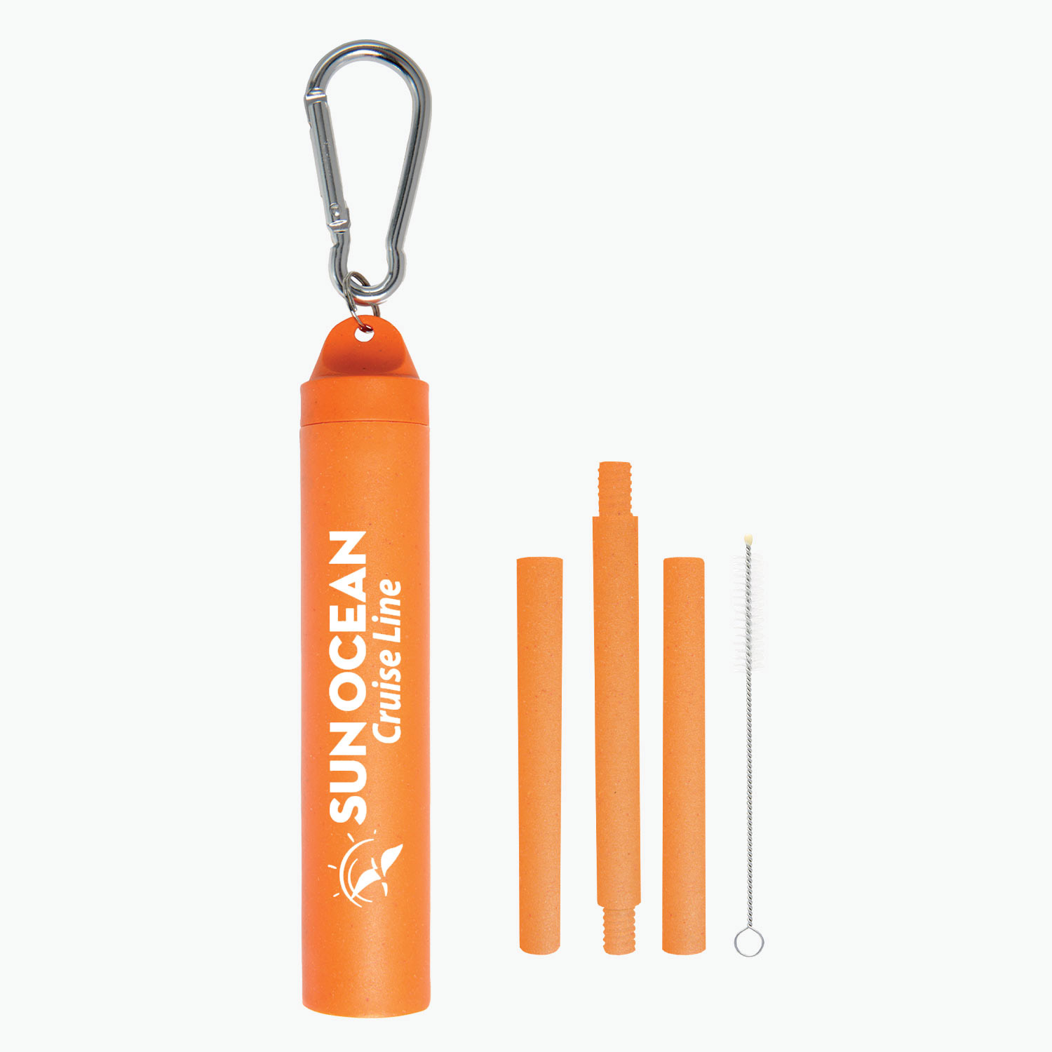 Wheat Reusable Straw Kit in Case - 24-Hour Production
