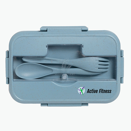 Wheat Straw Lunch Box Set - Full Color