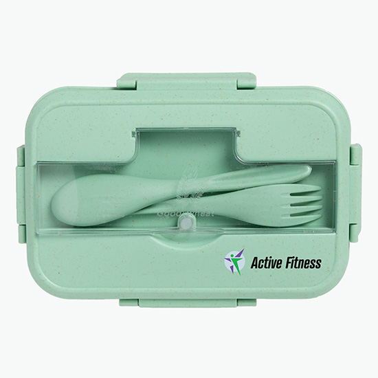 Wheat Straw Lunch Box Set - Full Color