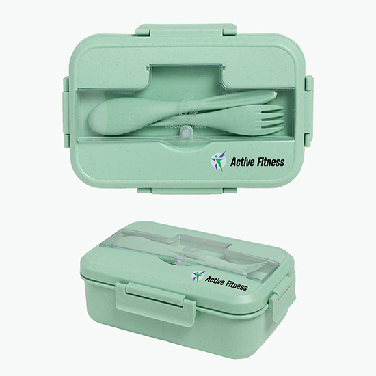 Wheat Straw Lunch Box Set - Full Color