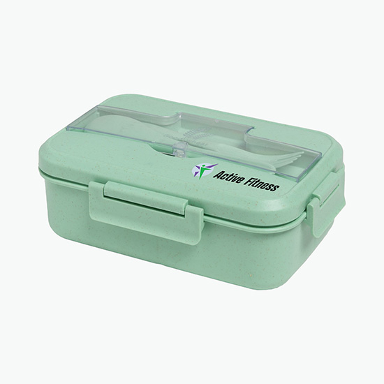 Wheat Straw Lunch Box Set - Full Color