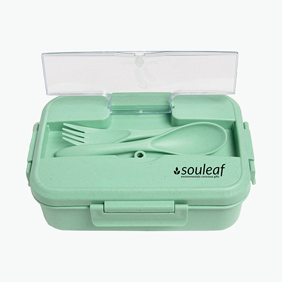 Wheat Straw Lunch Box Set