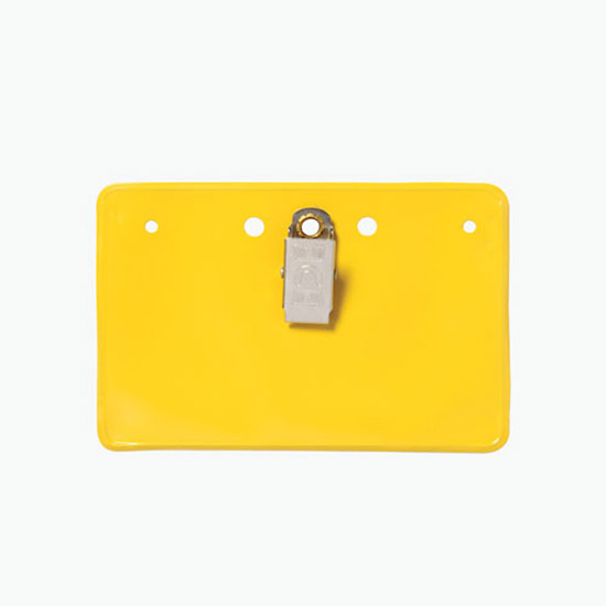 2 1/4 x 3 1/2 Border Badge Holders - Clip Attachment