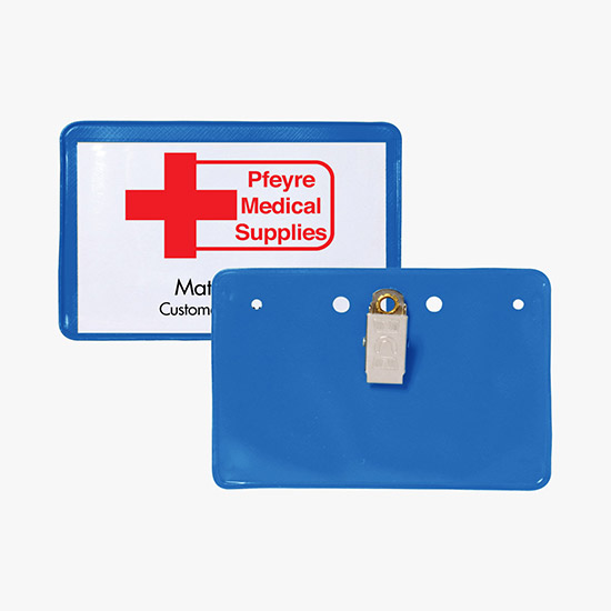 2 1/4 x 3 1/2 Border Badge Holders - No Attachment