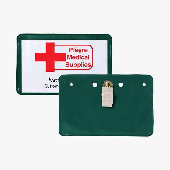 2 1/4 x 3 1/2 Border Badge Holders - No Attachment