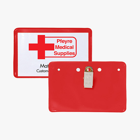 2 1/4 x 3 1/2 Border Badge Holders - No Attachment
