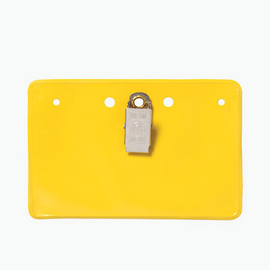 2 1/2 x 4 Border Badge Holders - Clip Attachment