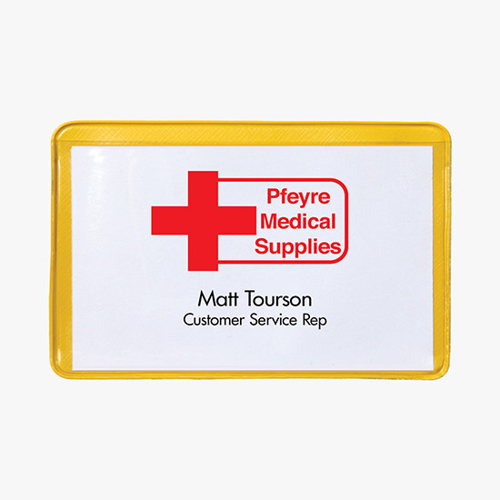 2 1/4 x 3 1/2 Border Badge Holders - No Attachment
