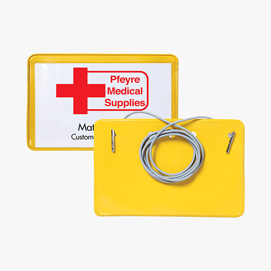 2 1/4 x 3 1/2 Border Badge Holders - No Attachment