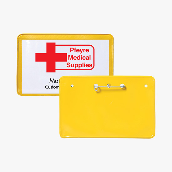 2 1/4 x 3 1/2 Border Badge Holders - No Attachment