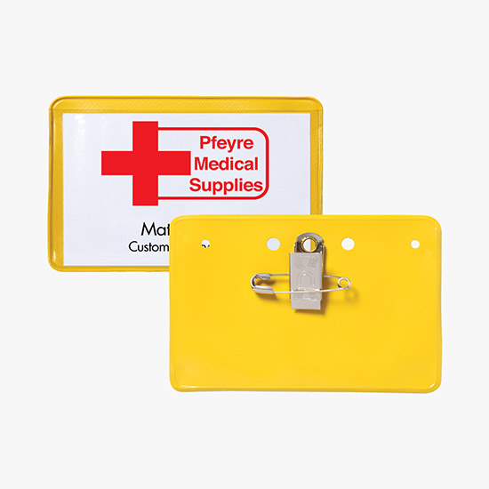 2 1/4 x 3 1/2 Border Badge Holders - No Attachment