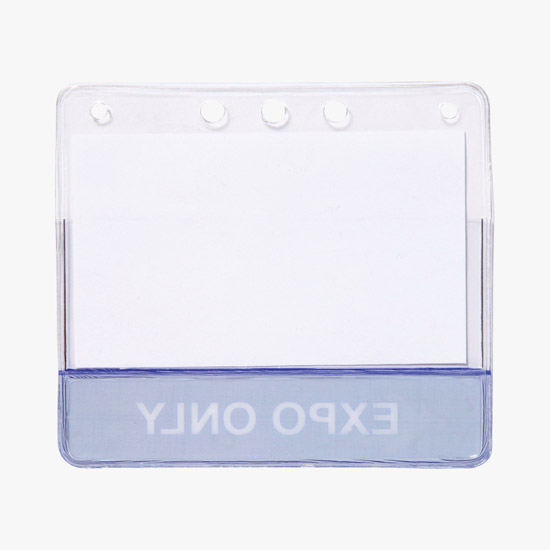 2 1/2 x 4 Custom-Printed Title Badge Holders - No Attachment