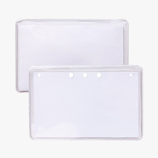 3 x 4 Top-Loading Deluxe Vinyl Badge Holders - Pocket Style