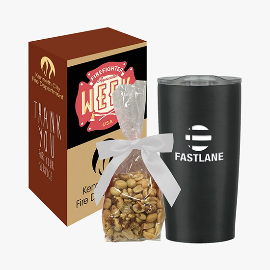 20 oz Himalayan Tumbler with Treats and Custom Box - Engraved