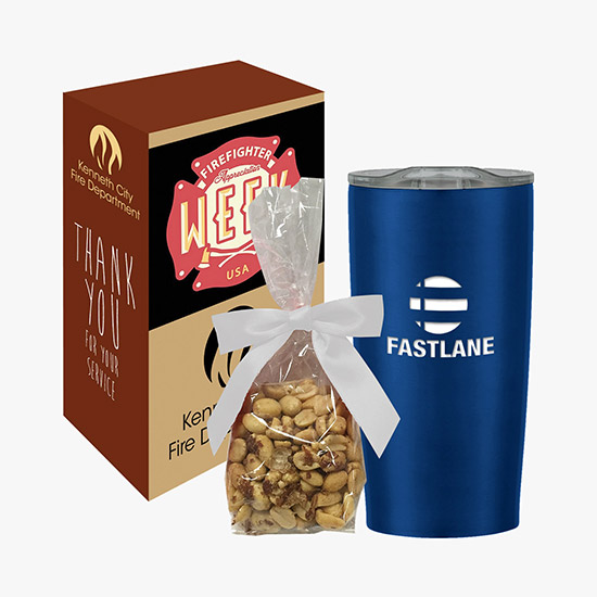 20 oz Himalayan Tumbler with Treats and Custom Box - Engraved