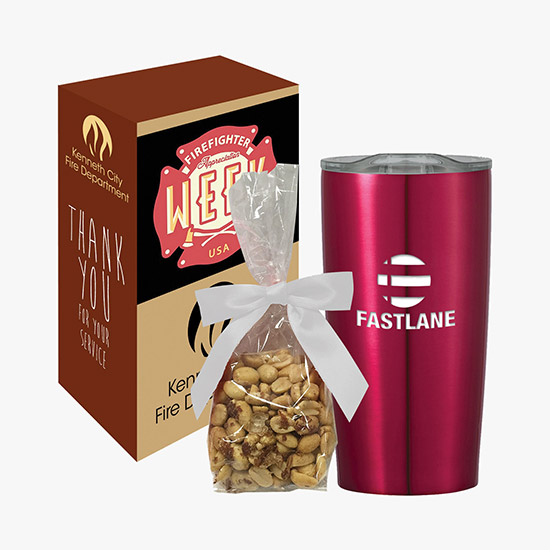 20 oz Himalayan Tumbler with Treats and Custom Box - Engraved