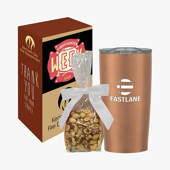 20 oz Himalayan Tumbler with Treats and Custom Box - Engraved