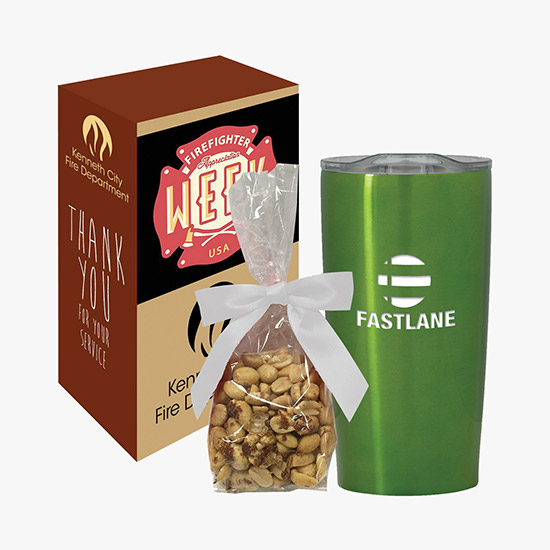 20 oz Himalayan Tumbler with Treats and Custom Box - Engraved
