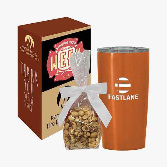20 oz Himalayan Tumbler with Treats and Custom Box - Engraved