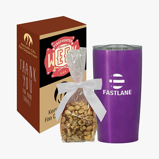 20 oz Himalayan Tumbler with Treats and Custom Box - Engraved