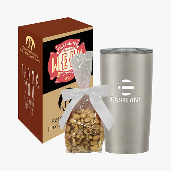 20 oz Himalayan Tumbler with Treats and Custom Box - Engraved