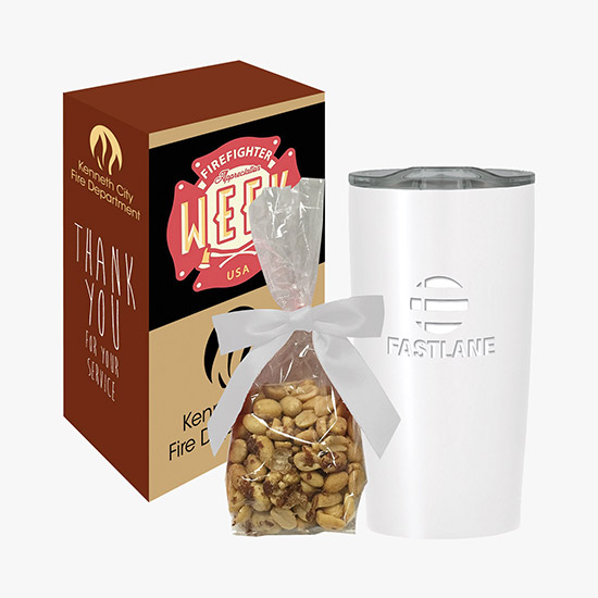 20 oz Himalayan Tumbler with Treats and Custom Box - Engraved