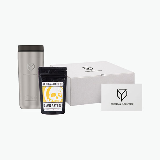 Daybreak Thermos® Gift Set with Custom Labeled Box - Engraved