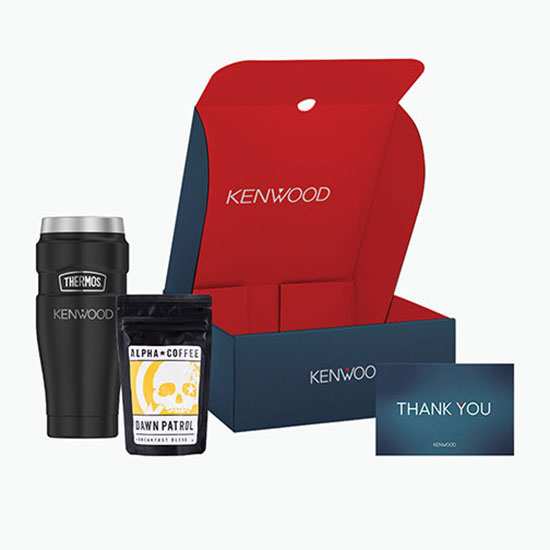 Morning Walk Thermos® Gift Set with Full Color Printed Exterior & Interior Box - Engraved