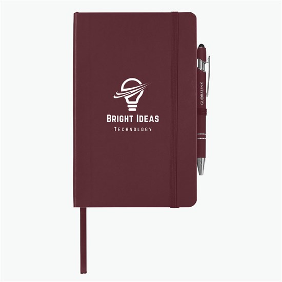 Core 365 Soft Cover Journal and Pen Set - Printed