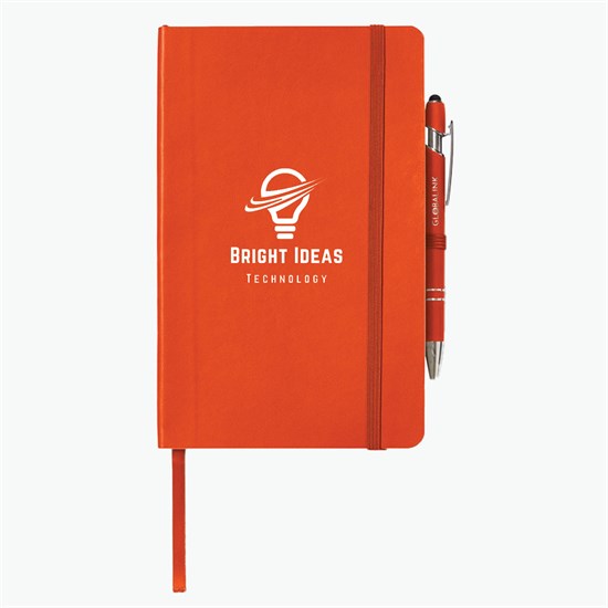 Core 365 Soft Cover Journal and Pen Set - Printed