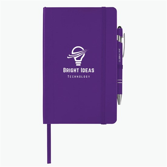 Core 365 Soft Cover Journal and Pen Set - Printed