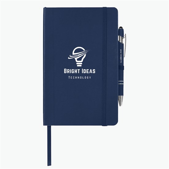 Core 365 Soft Cover Journal and Pen Set - Printed