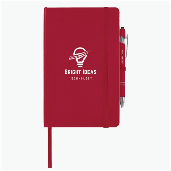 Core 365 Soft Cover Journal and Pen Set - Printed