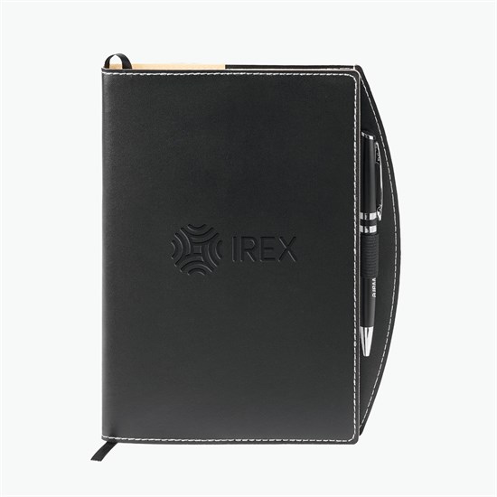 Bradford Refillable Curve Journal and Pen Combo