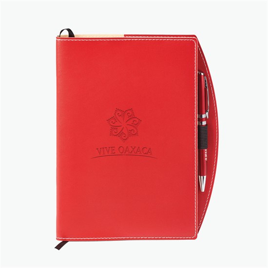 Bradford Refillable Curve Journal and Pen Combo