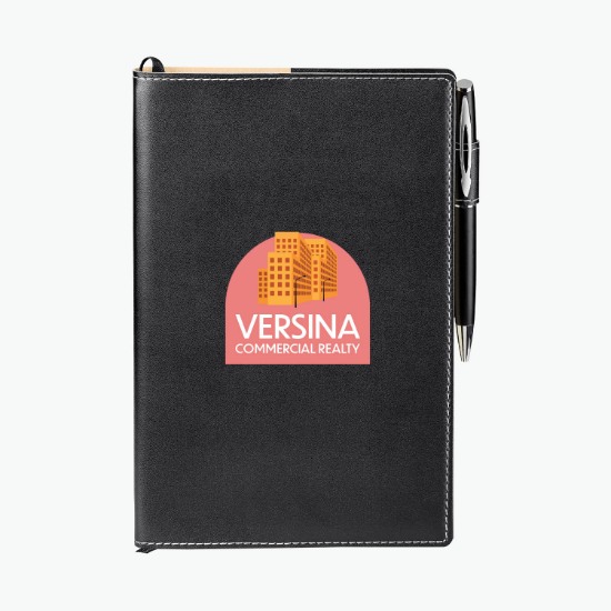 Bradford Refillable Journal and Pen Combo - Full Color
