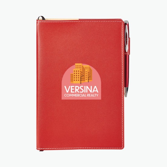 Bradford Refillable Journal and Pen Combo - Full Color