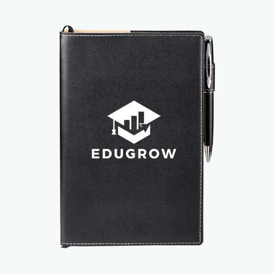 Bradford Refillable Journal and Pen Combo - Printed