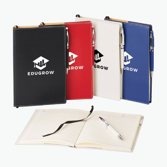 Bradford Refillable Journal and Pen Combo - Printed