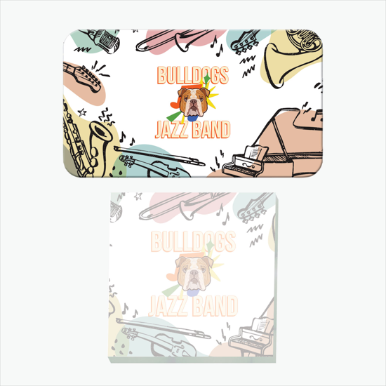 3 x 3 Souvenir® StickyNote - 25 Sheets Plus BOGO Business Card Magnets