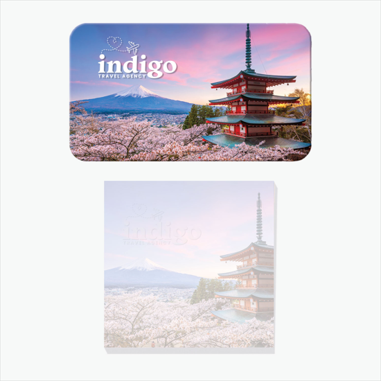 3 x 3 Souvenir® StickyNote - 50 Sheets Plus BOGO Business Card Magnets