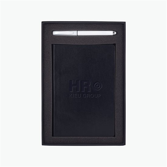 Basecamp Atlas Recycled Notebook & Pen Set - Debossed